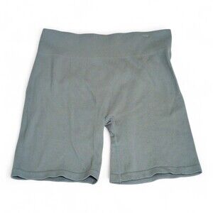 Gilly Hicks Ribbed High-Waist‎ Bike Shorts  Green L